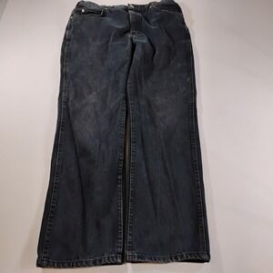 Lee Ryders Vintage Mens 36x32 Black Straight Leg Jeans Y2K